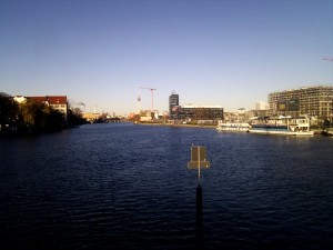 Sunny Berlin winter day